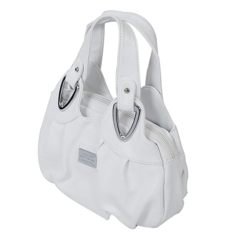handtasche Frauen pu-leder Tasche Tote Tasche Handtaschen Satchel-Matte Weiß
