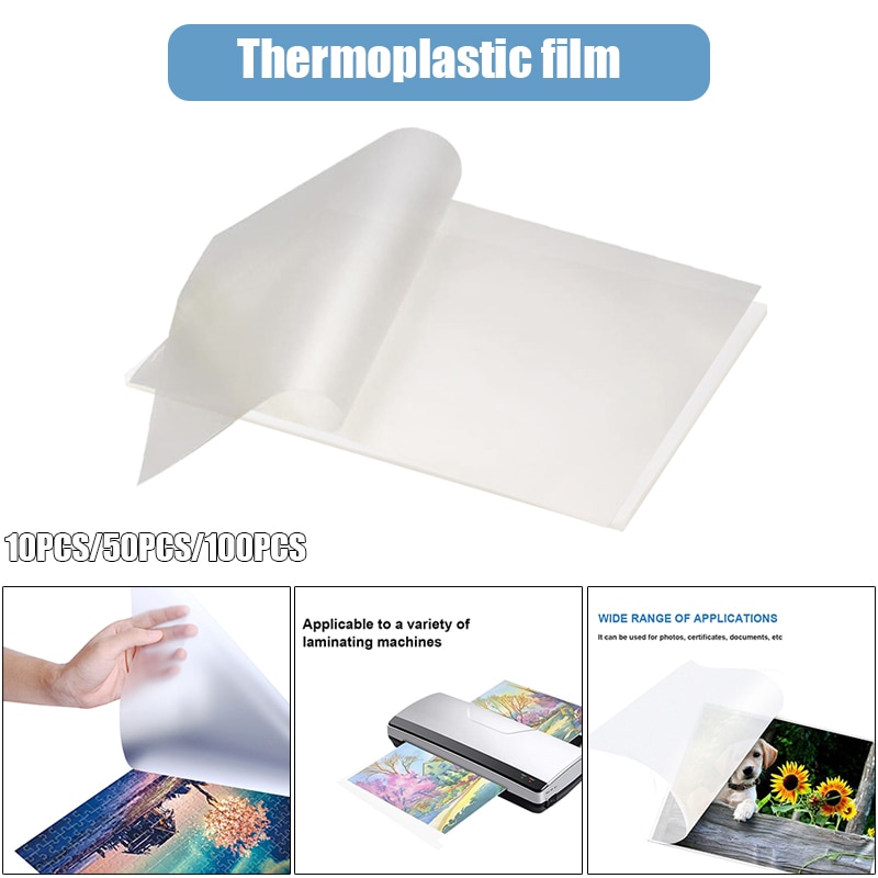Thermals Laminating Plastic Laminator Sheets 220*310mm 10/50/100pcs Clear VDX99