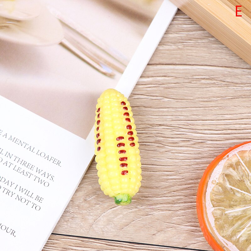 1pc Mini Pretend Play Food Toy Simulation BBQ Miniature For Doll House Kitchen Decoration Crafts Toys For Children