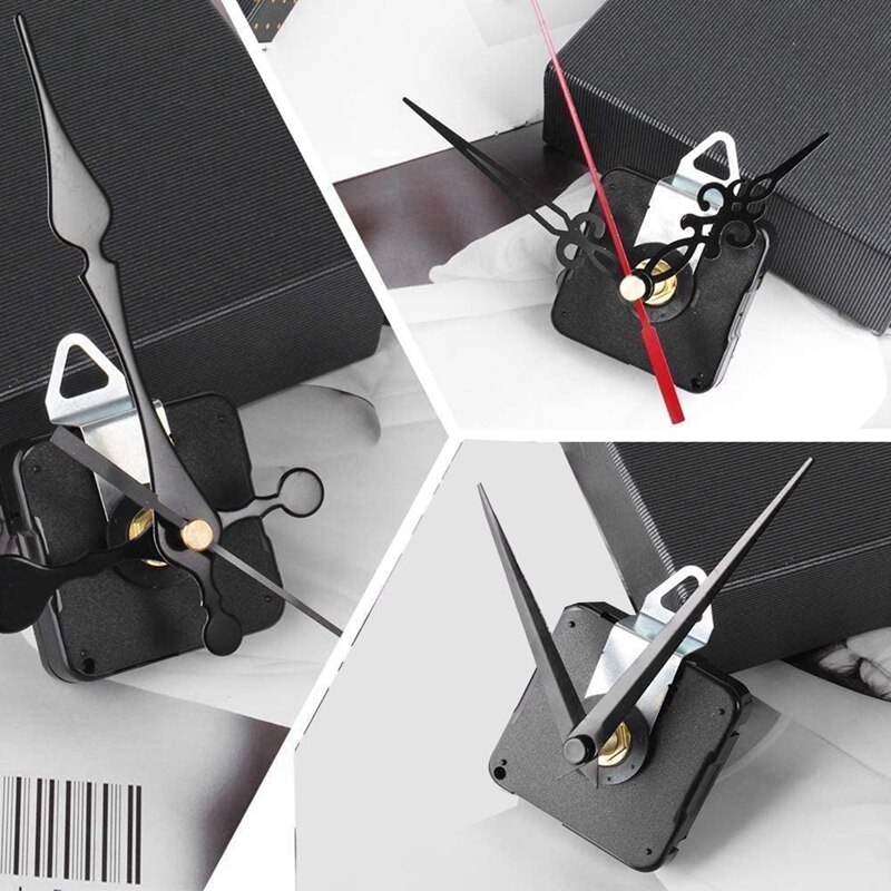 Clock Mechanism Kit Battery Powered,Quartz Clock Movement Replacement,Wall Clock Parts Motor Replacement DIY Repair Part