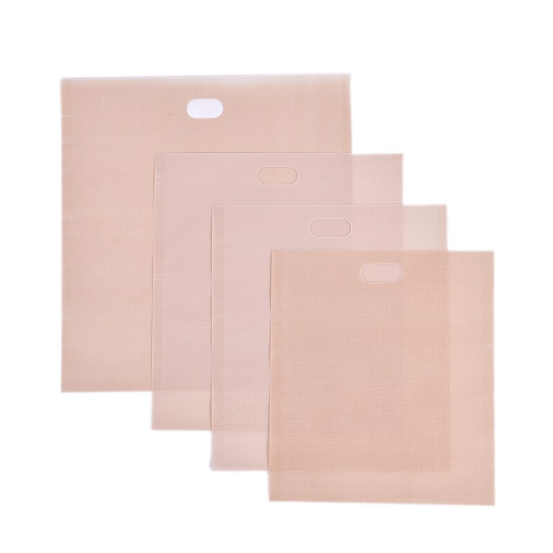 Toaster Bags For Grilled Cheese Sandwiches Made Easy Reusable Non-stick Baked Toast Bread Bag 2pcs