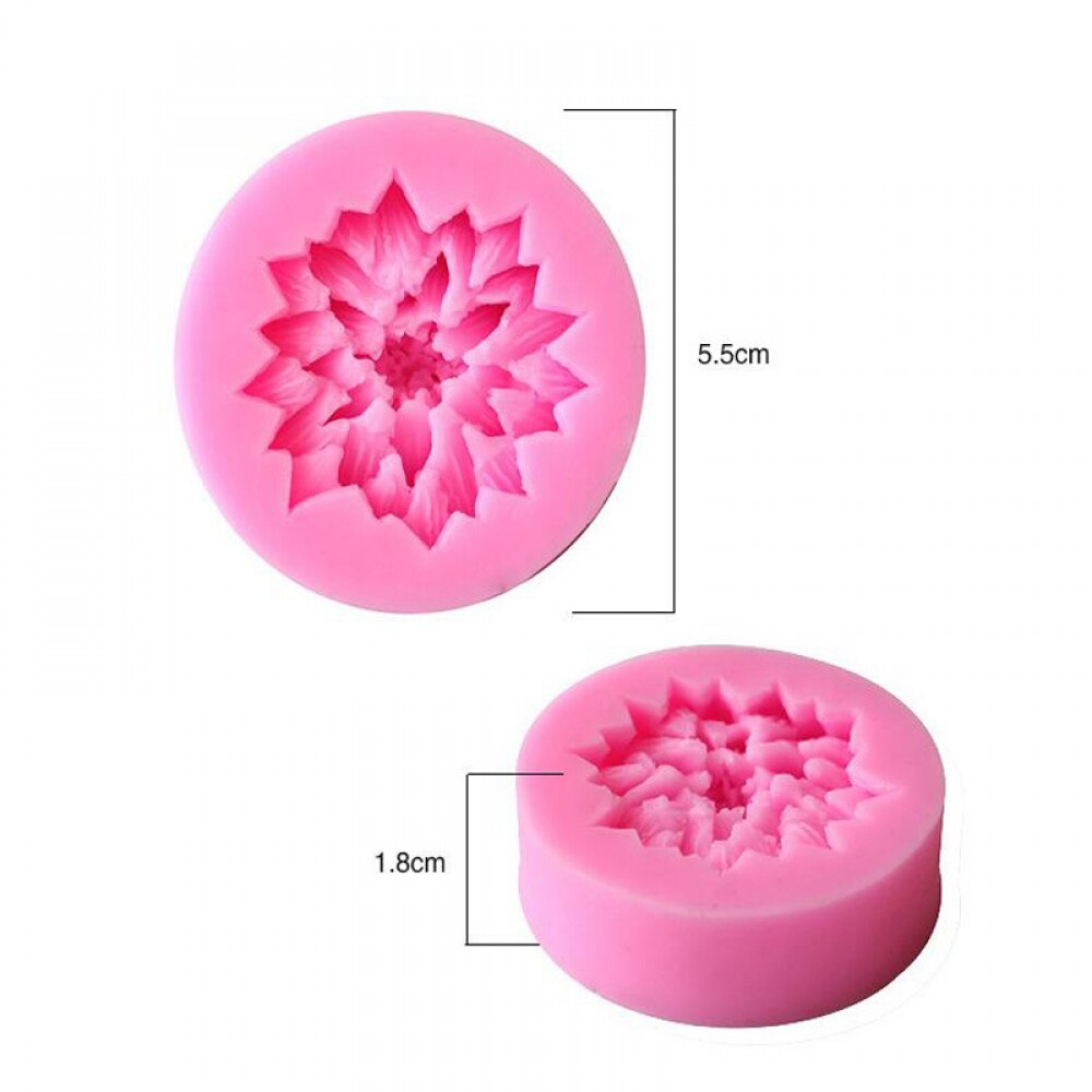 Rose Flowers Silicone Mold Cake Chocolate Gumpaste Molds Wedding Cake Decorating Tools Fondant Candy Clay Cake Baking Moulds