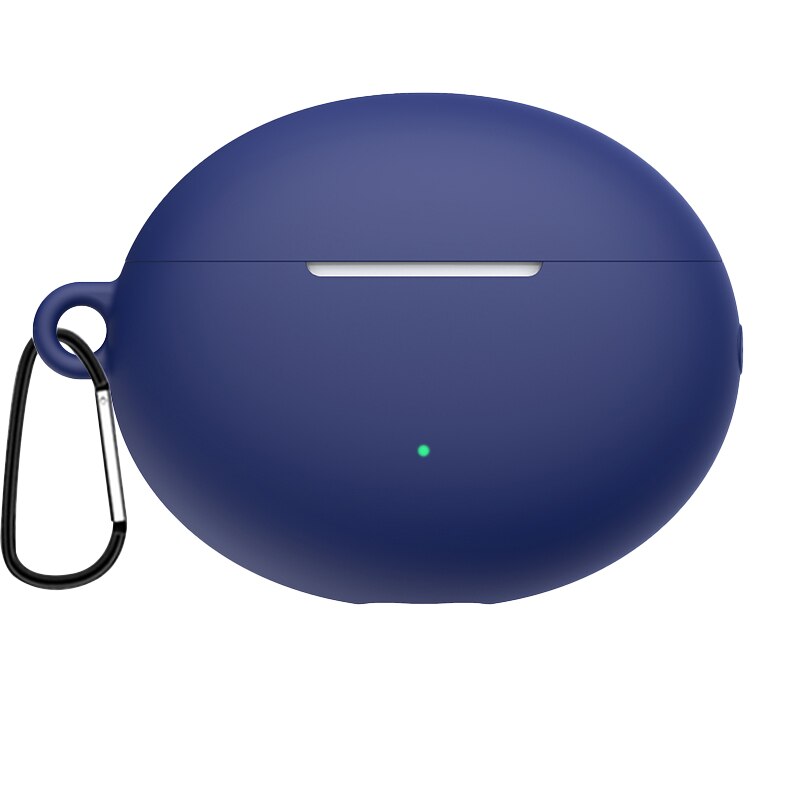 For Huawei Freebuds 4i Case Silicone Earphone Cover For Huawei Freebuds 4i 4 i Free Buds 4i Headset Funda Accessories With Hook: darkblue