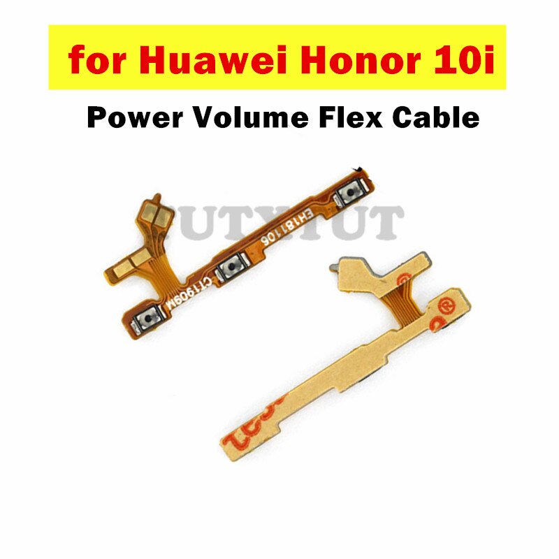 Voor Huawei Honor 10i Power Volume Flex Kabel Op Off Side Knop Switch Flex Kabel Vervanging Voor Huawei Honor10i Spare onderdelen