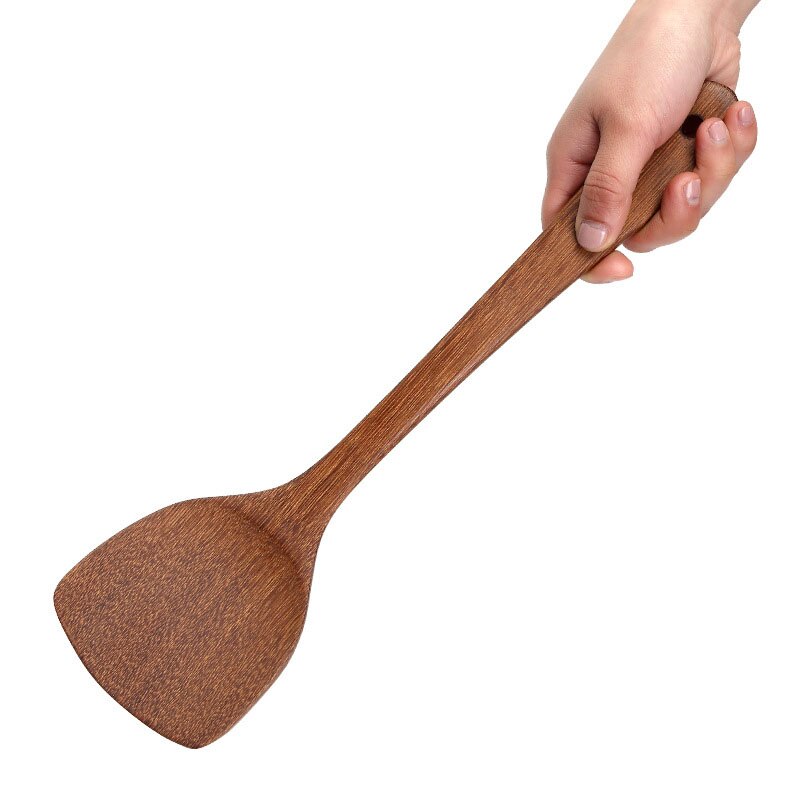 Wooden Spatula Kitchen Nonstick Dedicated Wooden Kitchenware Heat Resistant Wooden Cooking Shovel Spoon