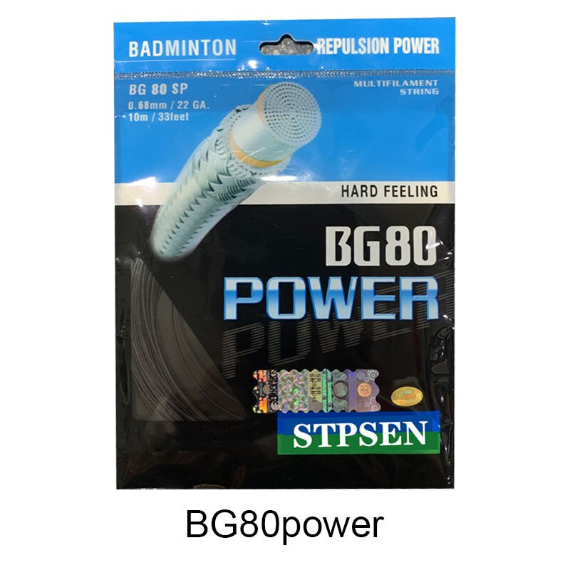 Vendita calda di Formazione di badminton Racchetta Linea di Corda ND65/95 Racchetta Linea Durevole di Alta Qualità Racchetta Da badminton Accessori colore Casuale: BG80power