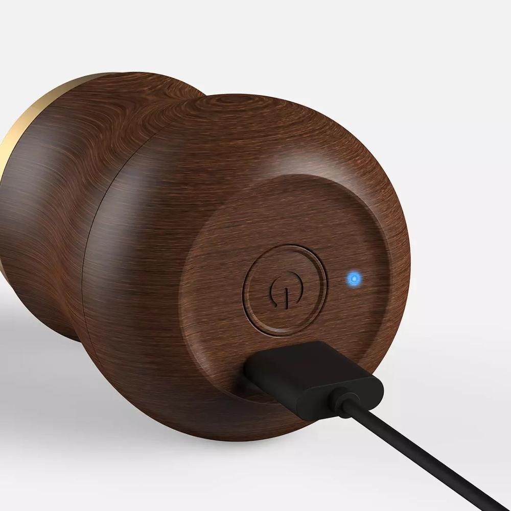 Xiaomi Huanxing Wooden Razor Shaver S50 Electric Rechargeable Mini Single-blade Razor Waterproof Wet Dry Dual Use Beard Shaving