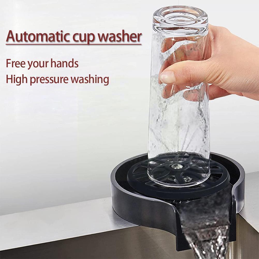 Glass Rinser for Kitchen Sink Bottle Cup Washer for Sink Attachment Kitchen Bar Sink Cleaner Accessories Sprayer Faucet Bab F5Q2