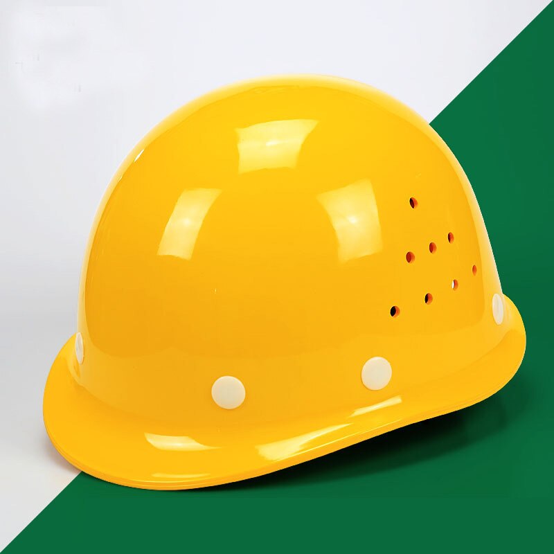 Safety Helmet Warehouse Fire Fighter Protective Workplace Fire Protection Worker Hard Hat Breathable Plastic Insulation Material: Yellow