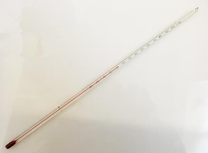 -30 to 100 celsius graders glastermometer rödsprit vätska grundtermometer total nedsänkning laboratorium skola hemmabruk