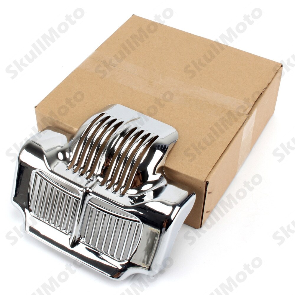 Chrome Motorcycle Stock Oil Cooler Cover For Harley Touring Road King Street Electra Glide Tri Glide