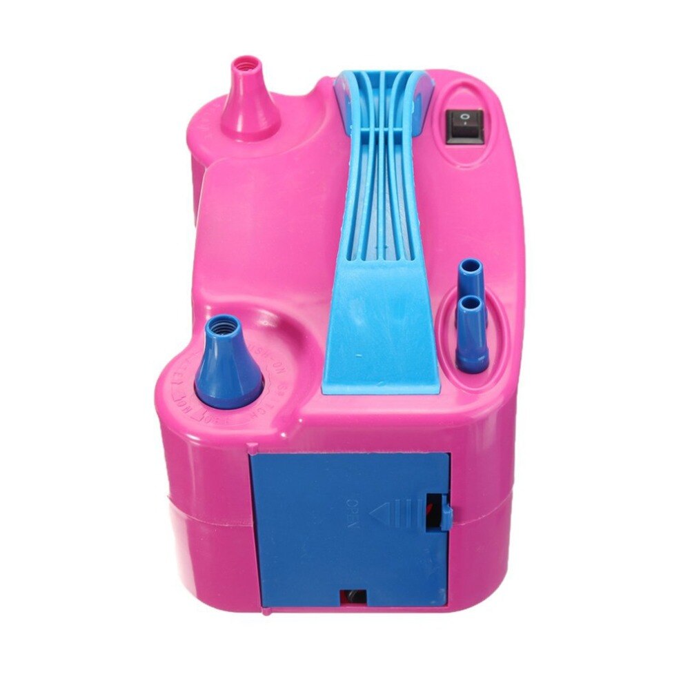 220V Double Hole AC Inflatable Electric Air Balloon Pump Electric Balloon Inflator Pump Portable Air Blower