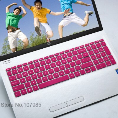 15 15.6 inch Laptop Keyboard Cover Protector for HP Envy x360 BP BQ CH CN CS Series with AMD Ryzen 5 2500U 2700U 15-bq101na: Rose
