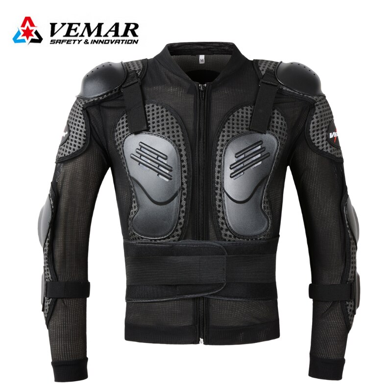 VEMAR elastyczny pancerz motocyklowy dla obu płci zbroja motocyklowa lato motocykl zbroja na całe ciało ochrona żółwia czarny S-162