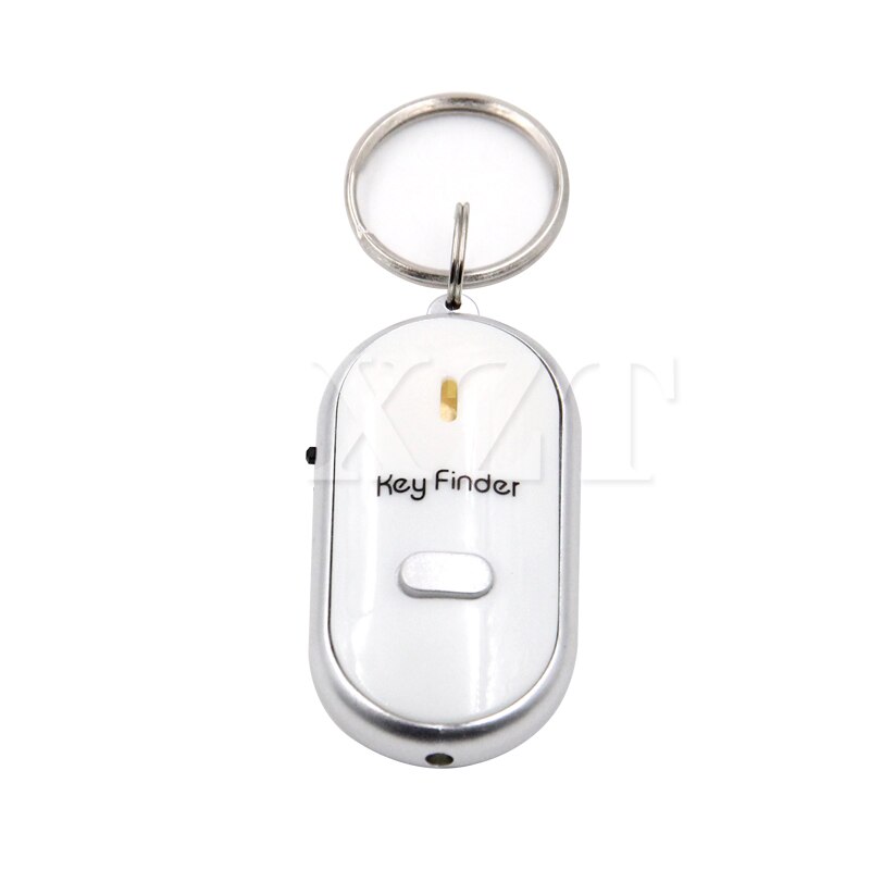 Più nuovo Arrivo anti-perduto chiave portato cercatore Trovare localizzatore Keychain Fischio bip suono controllo Torcia: bianca