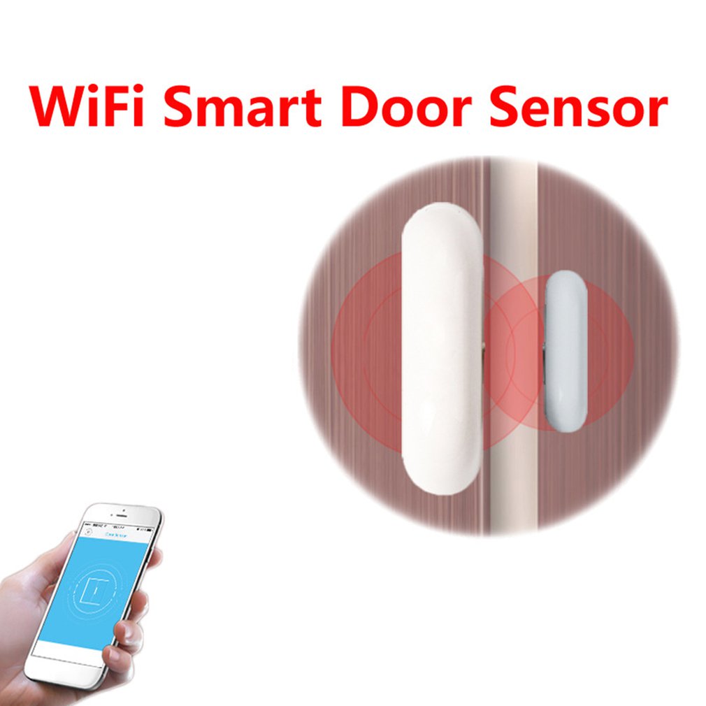 WIFI Wireless Smart Open Window Door Sensor Detect Door Home Alarm App Notification Alerts Phone Control Shippig