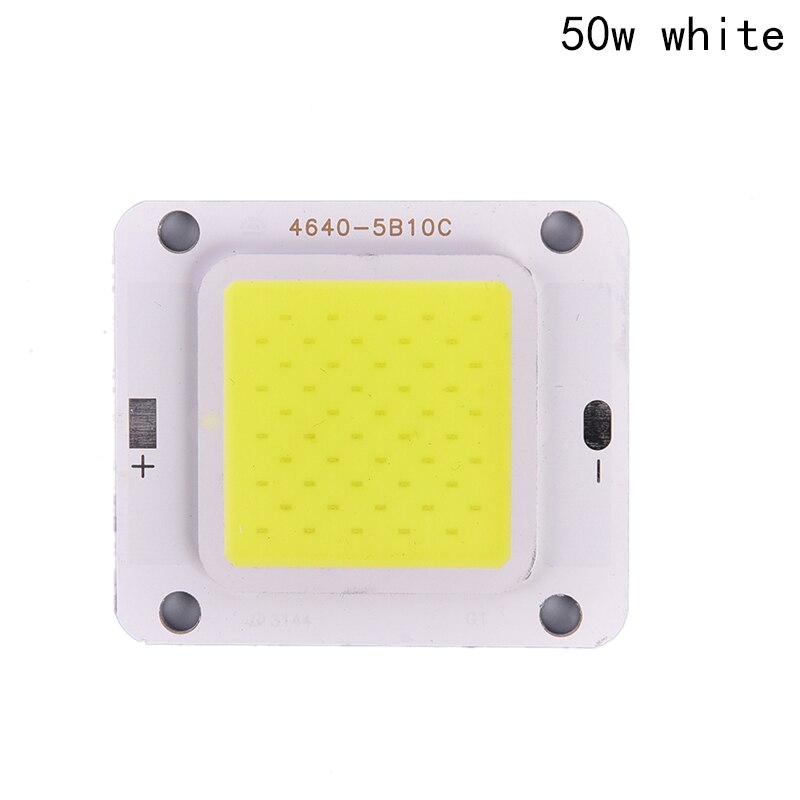 Cob led chip led matrix til spotlight diode led lys projektørlampe kilde 4.6cm x 4cm: 50w hvide