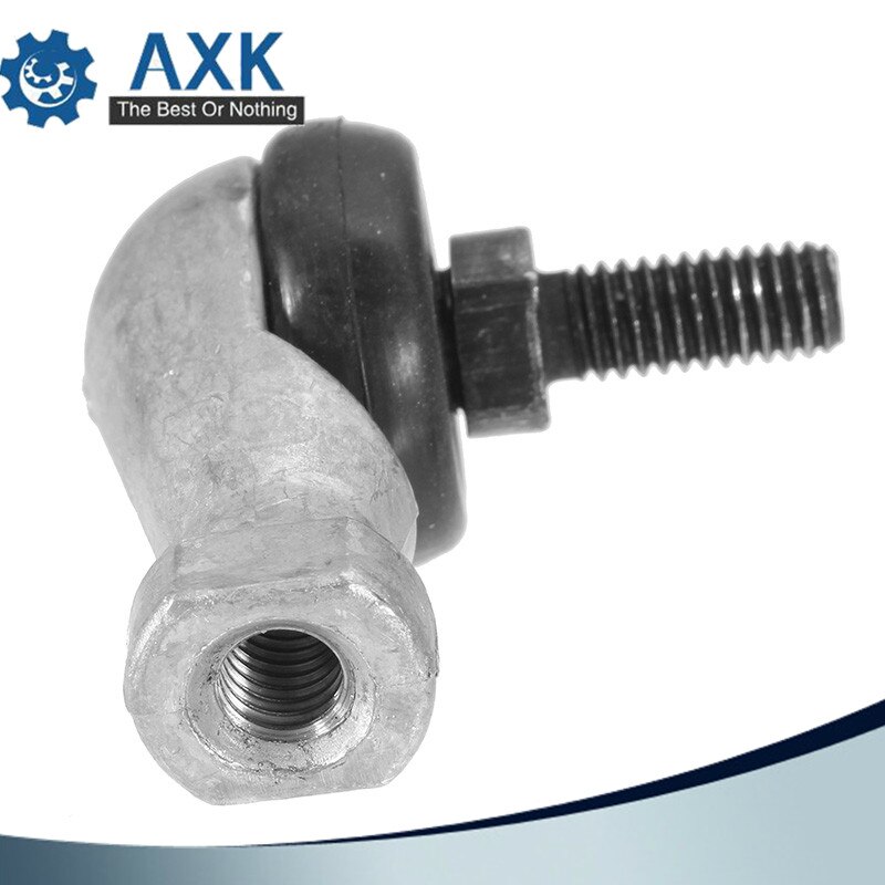 4x SQ6 M6 Bore 90 Degrees Connector Ball Joint Rod End Bearing 6mm Male Steel