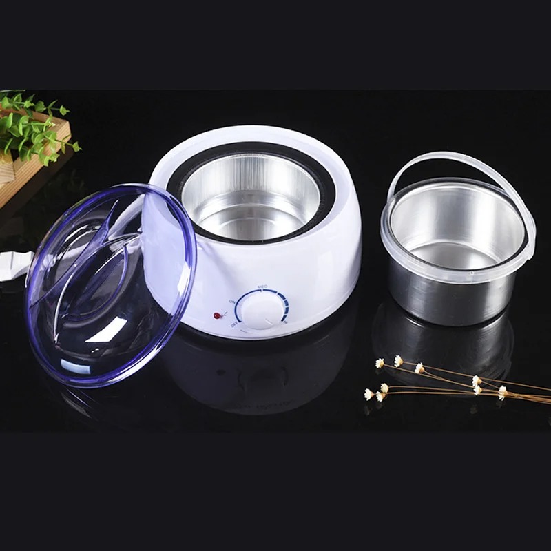 Olla calefactora de cera grande de 500ml para depilación, calentador de parafina, calentador de cera, depiladora depilatoria, máquina de fusión de cera para granos de cera