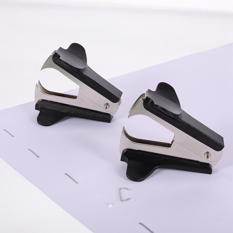 2 pcs Mini Portable Standard Metal Staple Remover Nail Pull Out Extractor School Office Tool Labor-saving Staple Puller