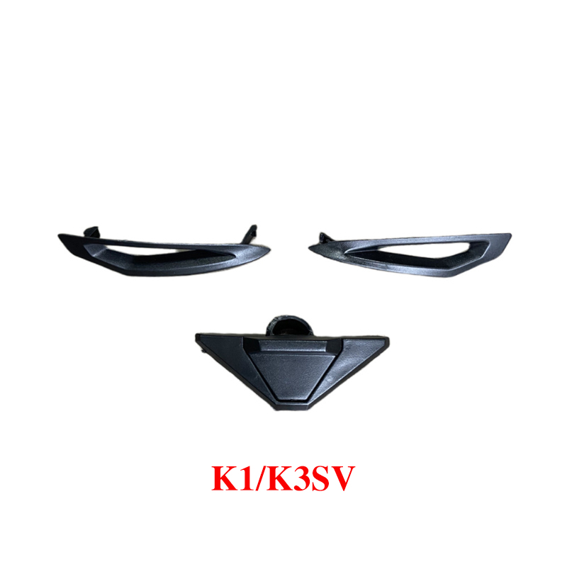 Motorcycle Helmet Parts For AGV K1 K3 K3SV K5 K5S Capacetes Lining Pad Chin Nose Protector Vent Accessories: black