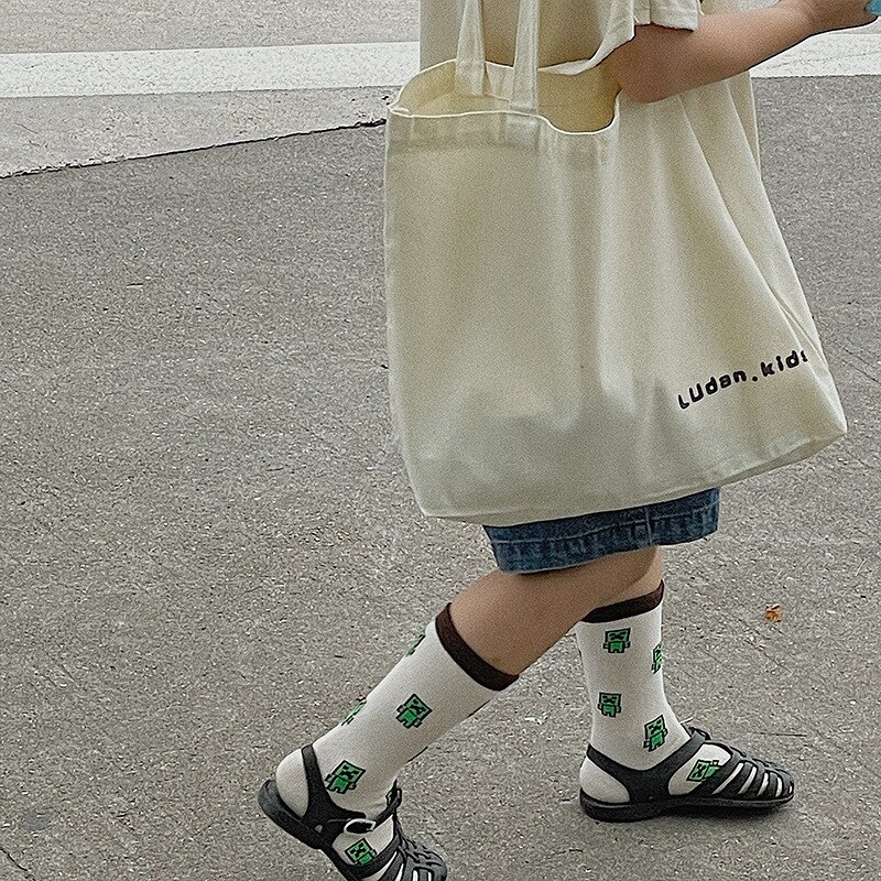 4 Paar Sokken Kinderen Herfst Winter Koreaanse Cartoon Robot Stijl Katoen Baby Baby Jongens Meisjes School Sokken
