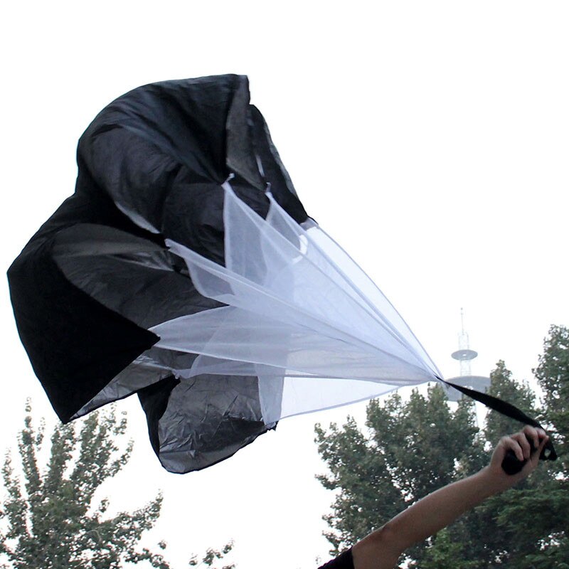 Portable1PCS Resistance Exercise Speed Training Parachute Running Chute Soccer Power Training Aids Resistance Training Umbrella
