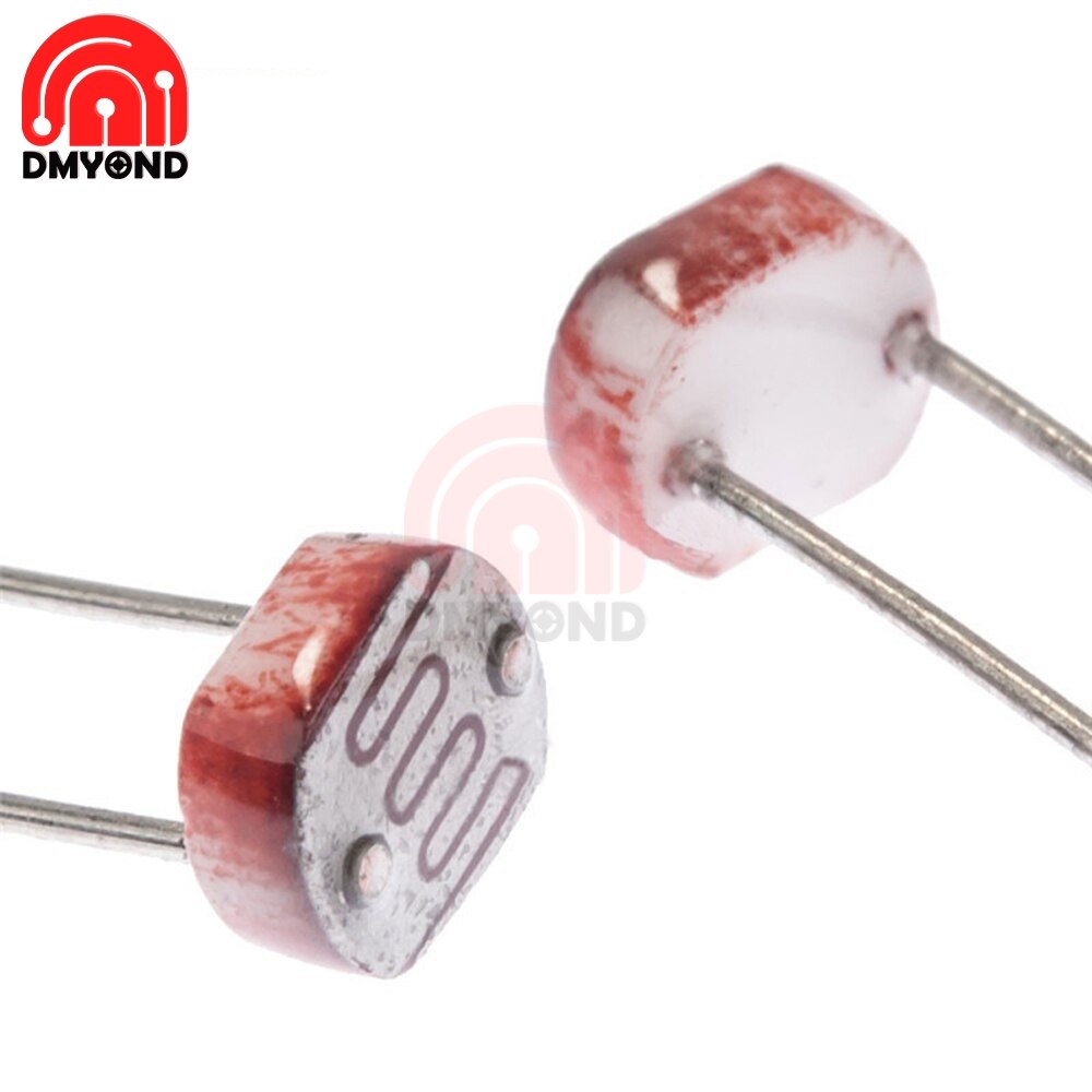 50PCS/lot LDR Photo Light Sensitive Resistor Photoelectric Photoresistor 5528 GL5528 5537 5506 5516 5539 5549 For Arduino