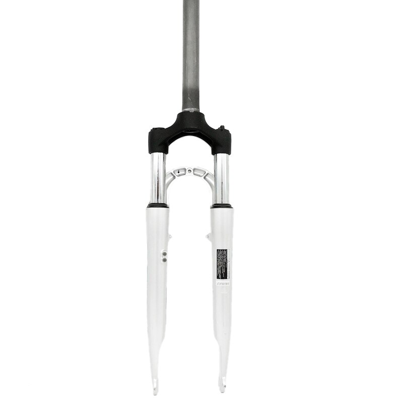 Horquilla delantera de 26 pulgadas para bicicleta de montaña, tubo recto de amortiguación ajustable de 28,6x220mm para suspensión de freno en V, pieza de horquillas de aleación de aluminio