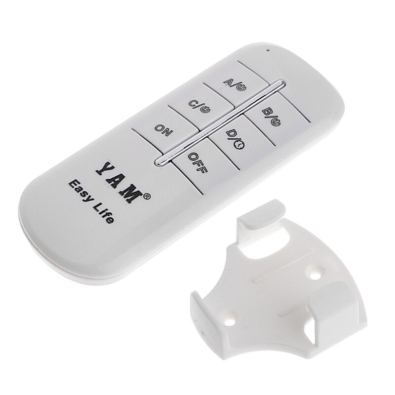 4 Way ON/OFF 220V Wireless Receiver Lamp Light Remote Control Switch