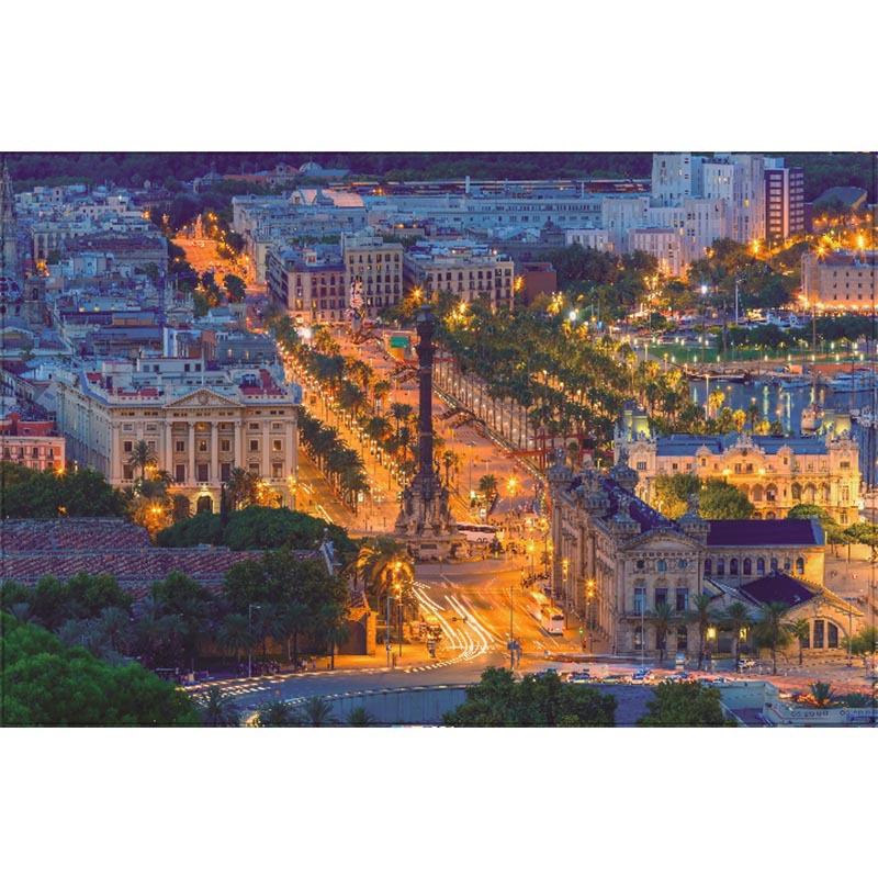 AOSST Jigsaw Puzzle - 1500 Pieces - City Landscape - 870x520mm - Thick Paper - Adult Game