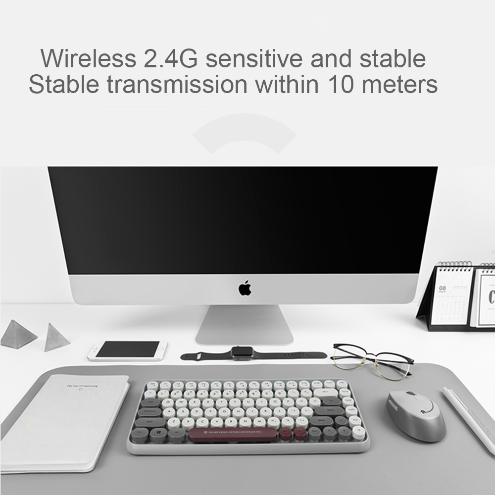 Clavier sans fil,2.4G sans fil clavier souris ensemble pour Macbook ordinateur portable ordinateur Gamer sans fil jeu clavier souris Combo Gamer souris pour Xiaomi