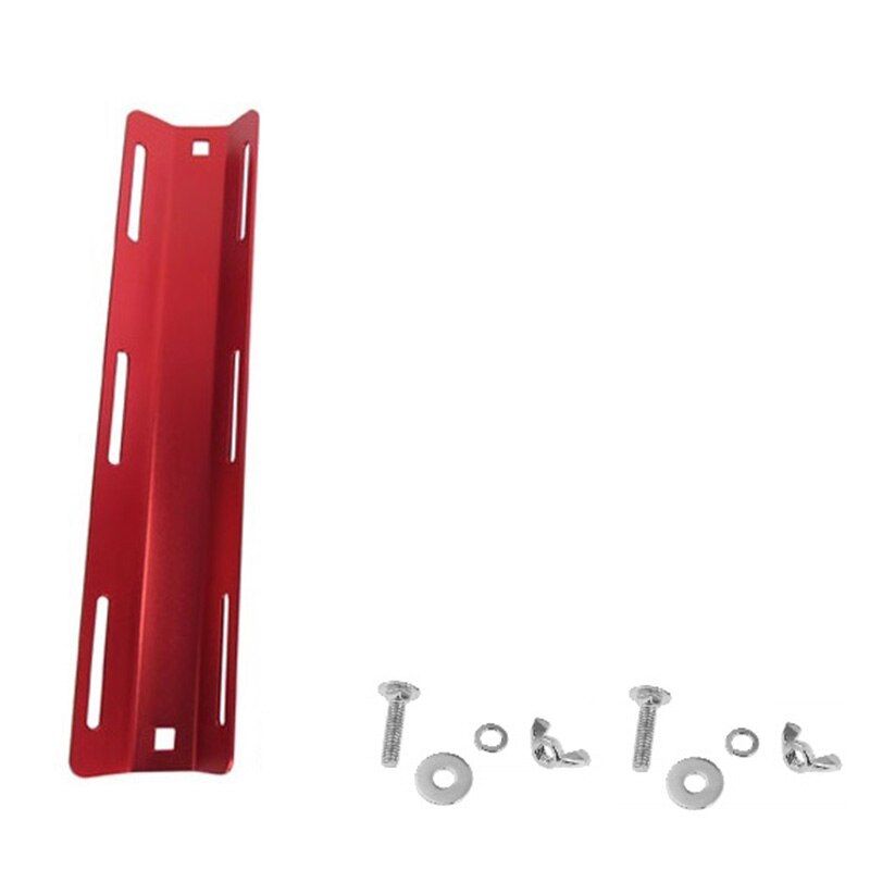Aluminiumslegering dykking enkel tank adapter med bolter og muttere for dykking bcd bakplate: Rød