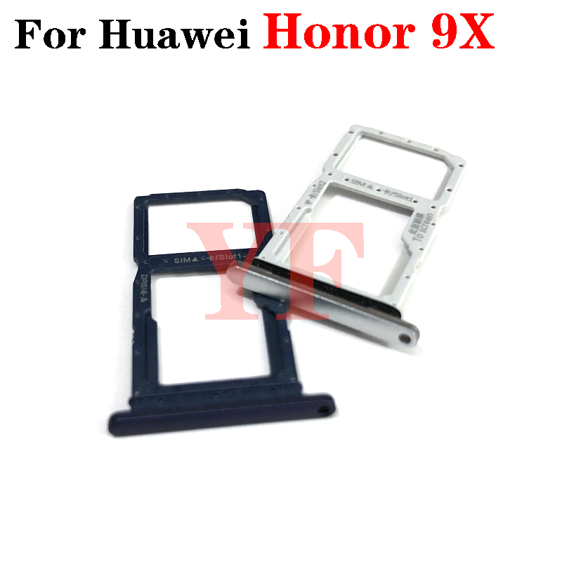 Suporte da bandeja do cartão SIM para huawei honor 9i 9 9x lite y8s y9 2019, peças de reparo