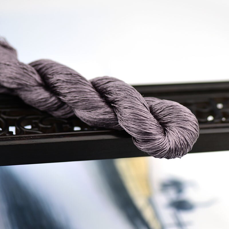 silk embroidery thread / 100% silk thread /hand embroidery embroider cross stitch/purplish brown series/7 pure colors: 3