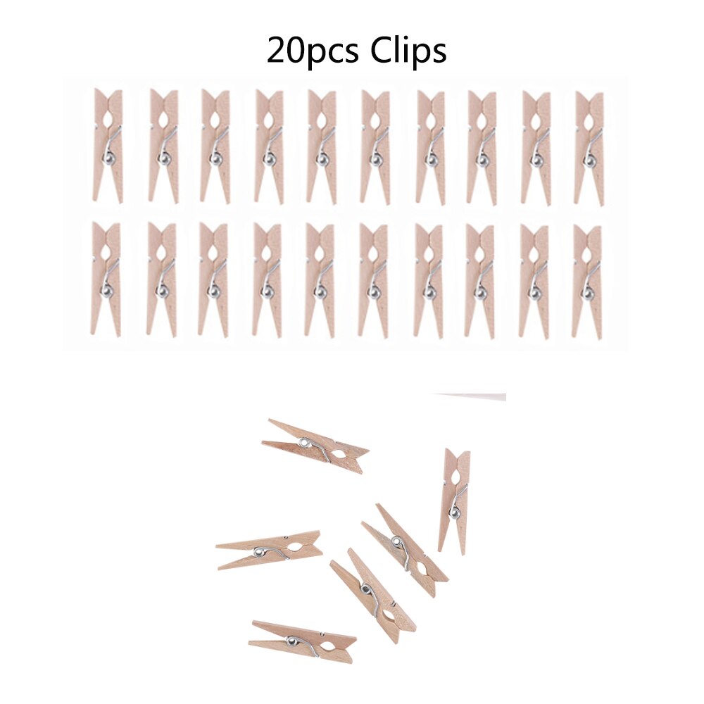 Foto Clips String Lights/Houder Indoor Fairy String Lights Voor Opknoping Foto 'S Kaarten En Memo 'S Foto Clip houder: A