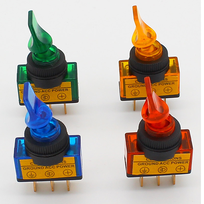 4pcs DC12V 20A Indicator Panel Mounting ON-OFF Car... – Vicedeal