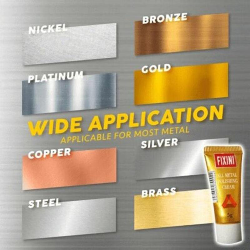 5g Multifunctional Metal Polishing Paste Kitchen Bathroom Polishing Cleaning Rust Cleaner Care And Removal Metal Paste A8F1