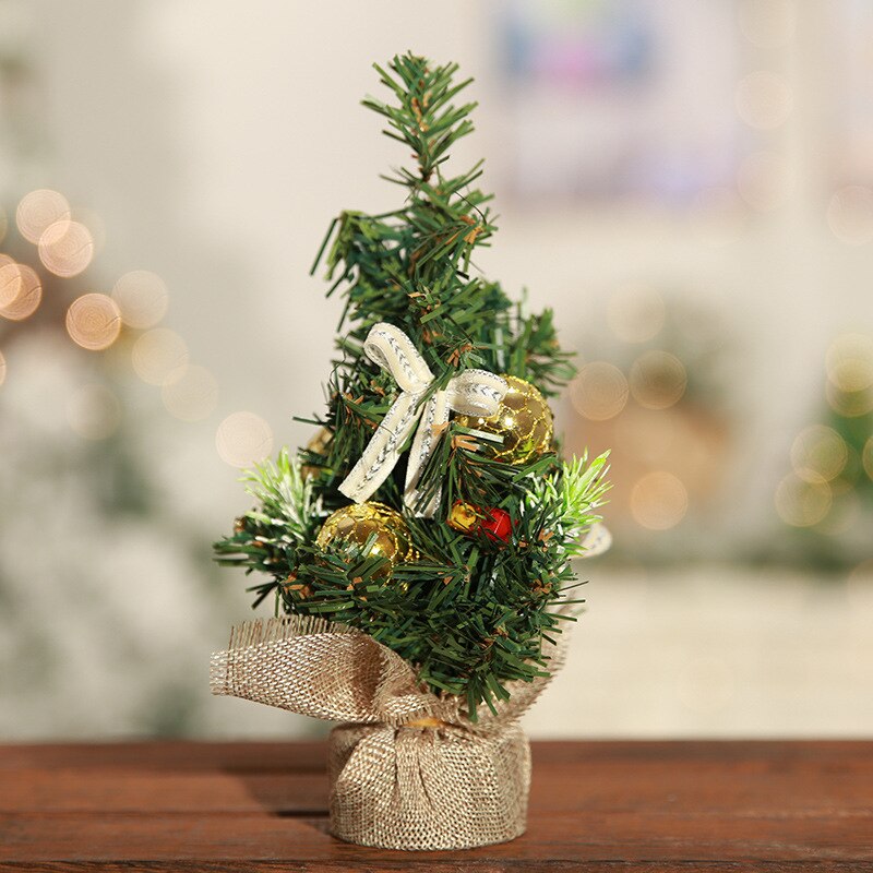 20cm bord juletræ dekoration fyrretræ mini xmas træ juledekorationfestival miniature træ år