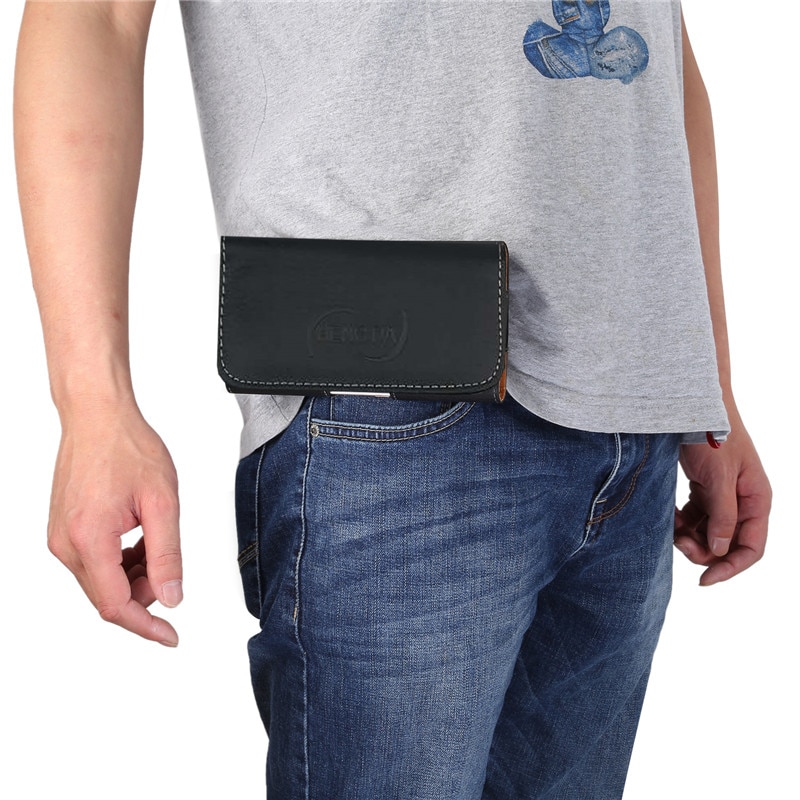 Funda con cubierta Universal para Vernee X2 M8 T3 V2 Pro M3 X1 M7 M6 X Mix 2 M5 Thor Plus E riñonera de cuero con Clip para teléfono