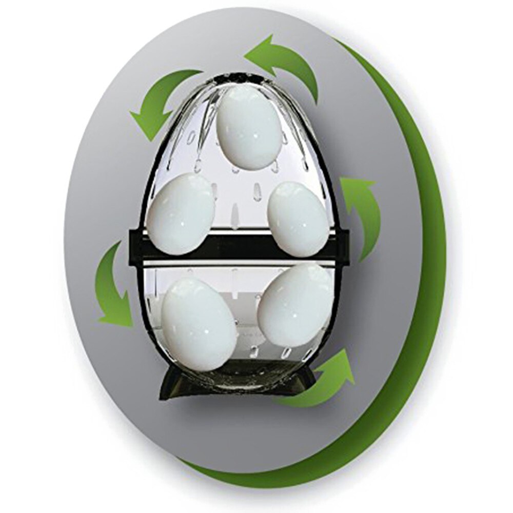 Egg Stripper Peeler 5 Hard Boiled Eggs in 10 Seconds Boiled Shake and Peel Kitchen Tool