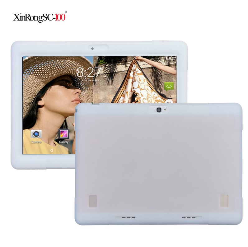 Universal blød silikone til 10 10.1 10.4 tommer android tablet pc bdf bmxc blød stødsikker cover 24 x 17cm l 9.44in w 6.69in: 6