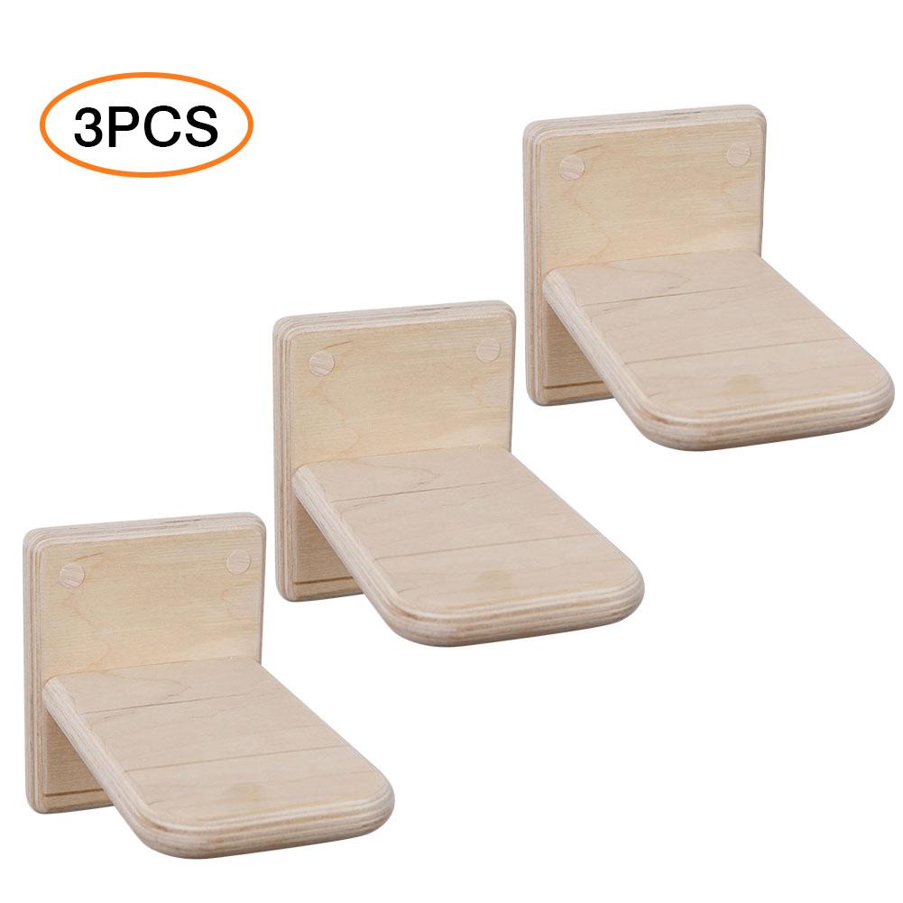 Scaletta da arrampicata per gatti a parete scala in legno albero per gatti piattaforma da salto gatto arrampicata portafoto gattino salto tavola mobili per animali domestici fai-da-te