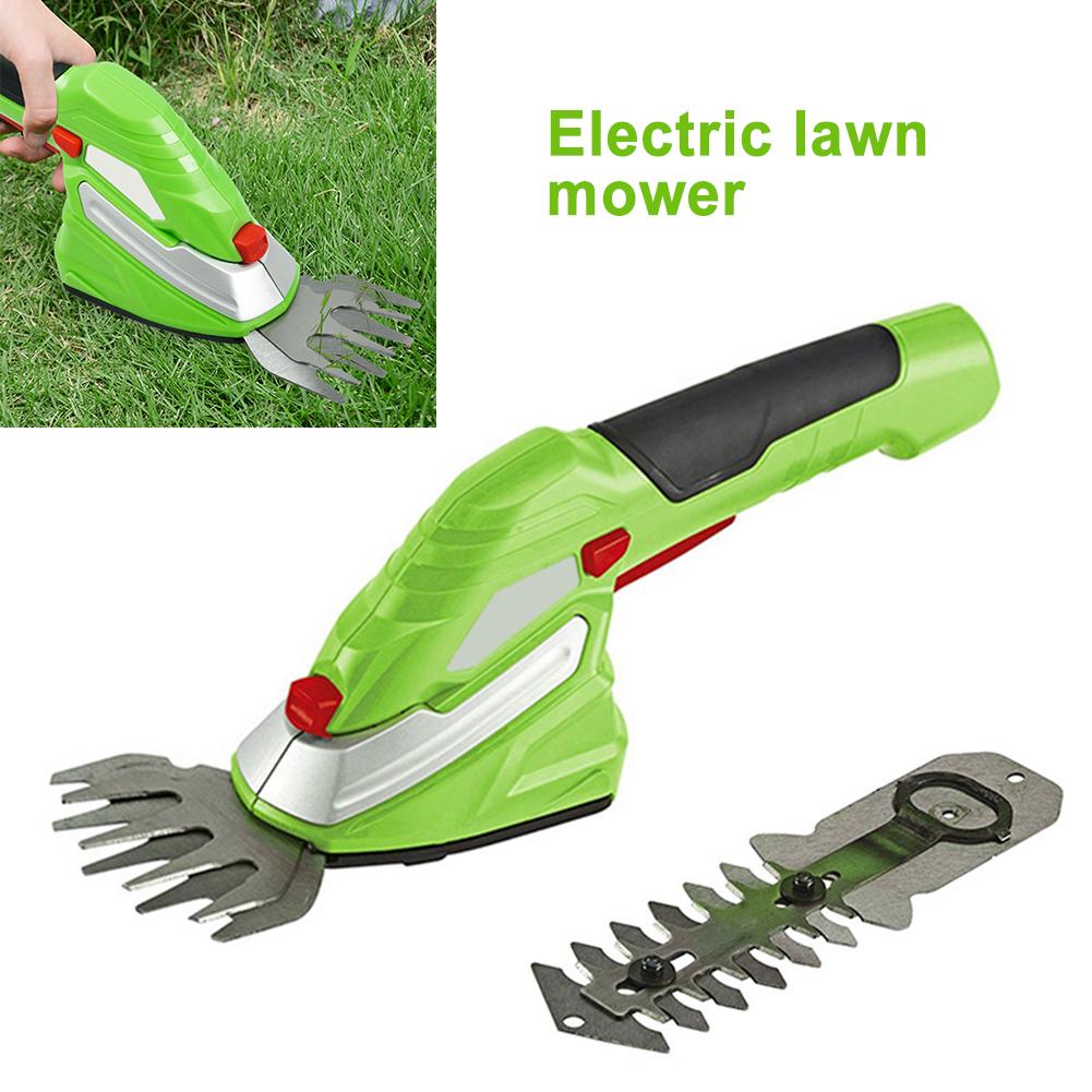 2 in 1 Cordless Rechargeable Garden Grass Hedge Branch Trimmer Pruning Tool