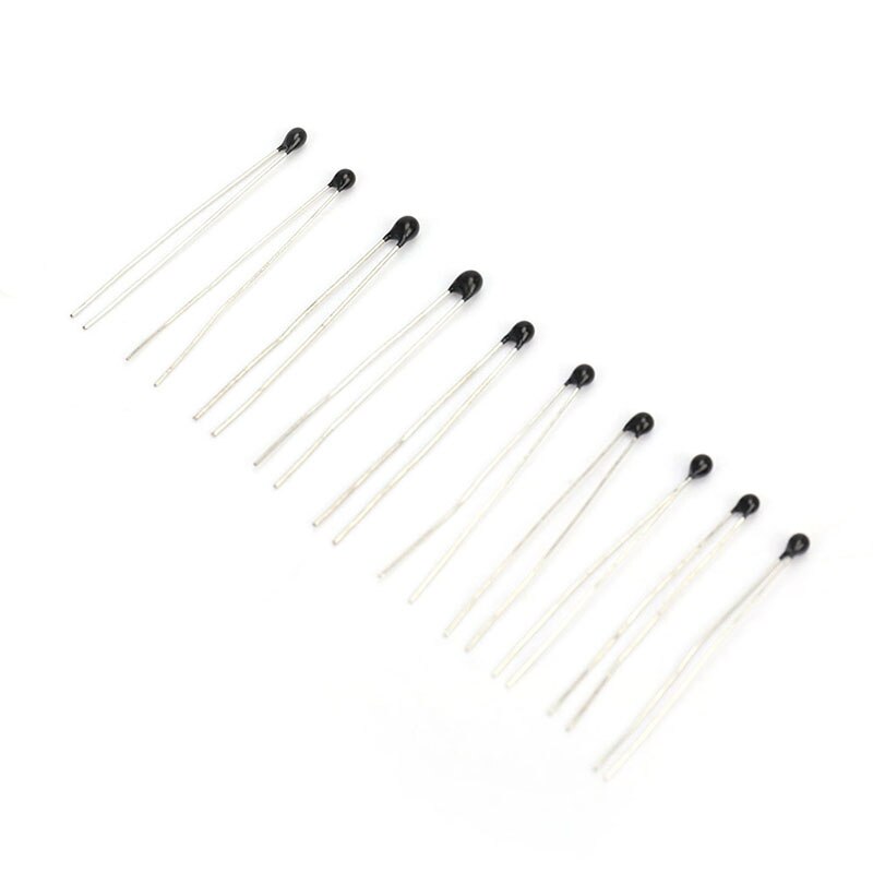 100pcs=10value*10pcs NTC Thermistor Resistor Kit 1K 2K 3K 4.7K 5K 10K 20K 47K 50K