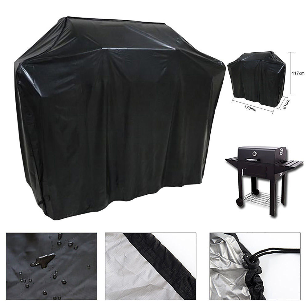 Extra Large BBQ Cover For Picnic Waterproof BBQ Heavy Duty Waterproof Rain Snow Barbeque Grill Protector Y504: Default Title