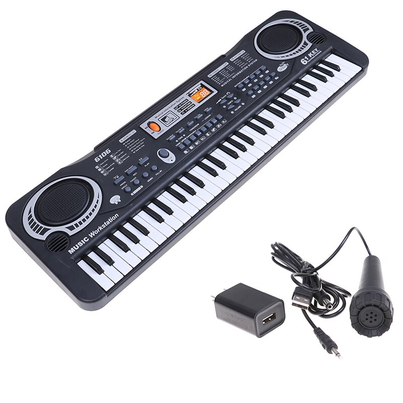 61 Keys Digital Music Electronic Keyboard Piano Children USB Plug