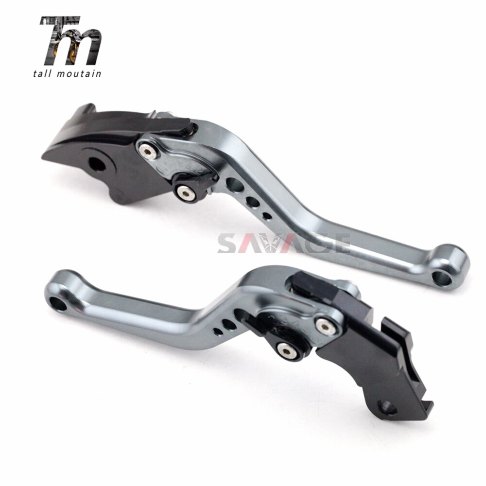 Korte/lange remkoppelingshendels voor yamaha  fz 16 fz-s 150 motoraccessoires, verstelbaar cnc: Kort titanium