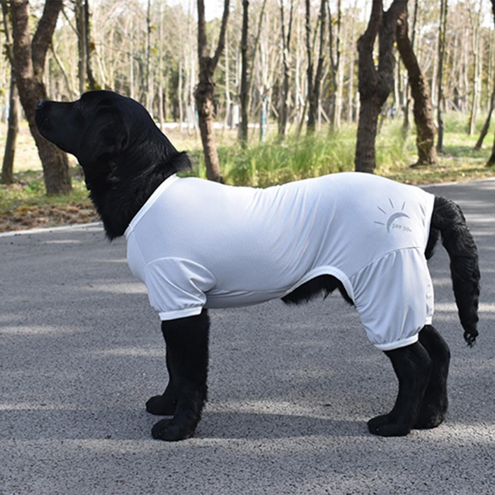Mono suave para perro, traje Anti-UV de Color sólido, ropa de calle para perro, camisa informal para mascotas