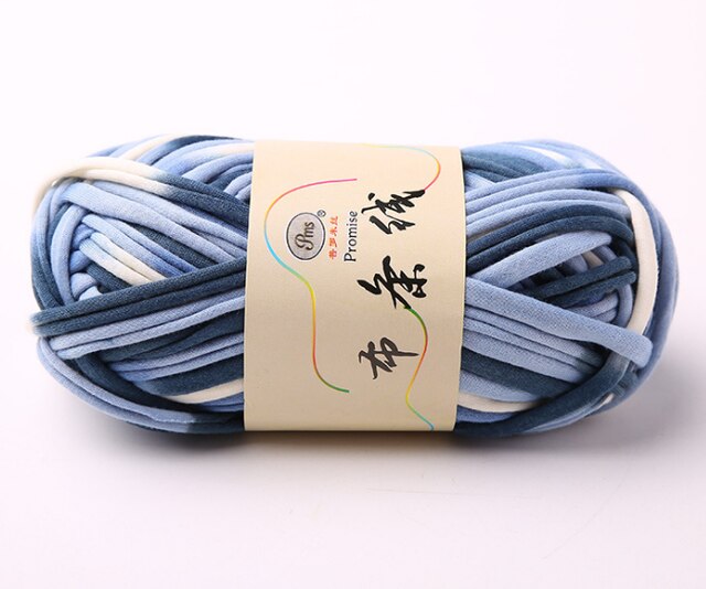 Tira de hilo de tela colorida gruesa para tejer a mano, 100g/cm de ancho de 2,8 bola, hilo de ganchillo para DIY, hilo de cesta de alfombra hecho a mano: 8